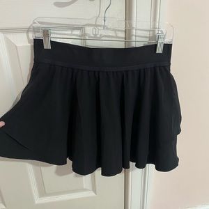 Lululemon Court Rival High Rise Skort in Black, Size 8